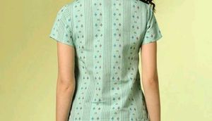 Cute Green Printed Top