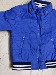 Blue Kids puffer Jacket