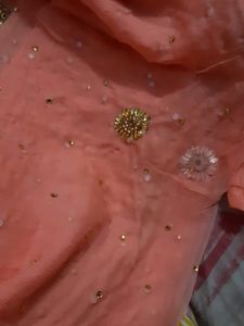 Karwachauth Special Pure Upada Cutdana Work Suit