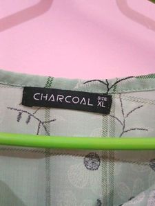 Green Peplum Top