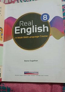 Real English Class 8 Englis Book