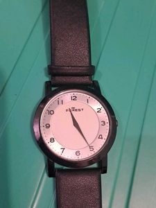 Black Strap Mens Watch