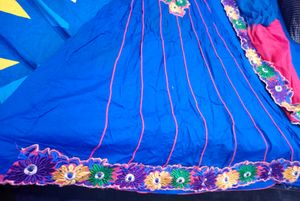 Floral Embroidered Kurta Medium Size With Dupatta