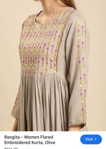 FINAL SALE 🎉Calf Length Anarkali Kurta