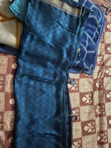 Elegant Blue Saree