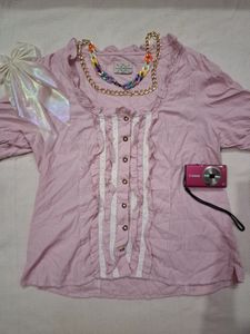 Pink Korean Shirt