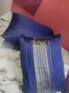 Elegant Blue Cushion Covers (Set of 2)