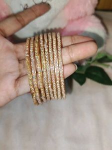 Red &amp; Gold Bangle Set