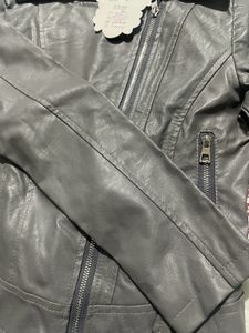 Faux Leather Biker Jacket