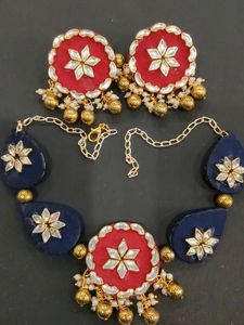 Handmade kundan Jewellery Set