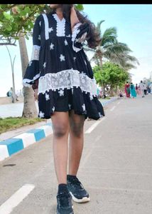 Black &amp; White Mini Dress