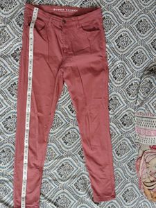 Brand New Mark And Spencer Skinny Jeans Coral