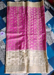 🌷✨Pink &amp; Gold Sari