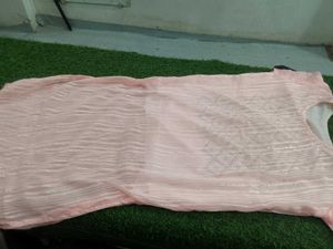 Pink Embellished Kurti