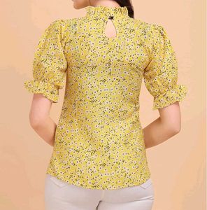 Floral Print Blouse Top