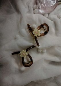 Floral Hair Claw Clips-1pc
