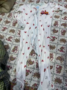 Cute Tuffy Firetruck Romper