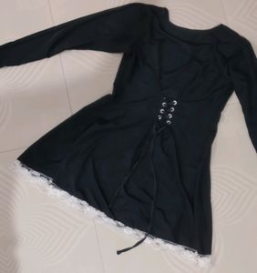 Black Flared Dress