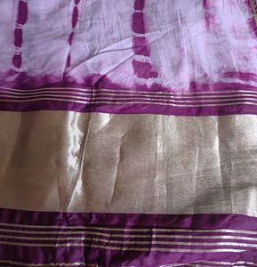 Purple  Saree