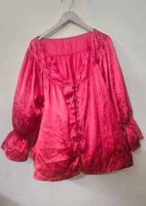 Red Satin Nightop