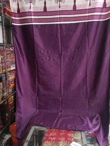 Purple Tree Print Curtain