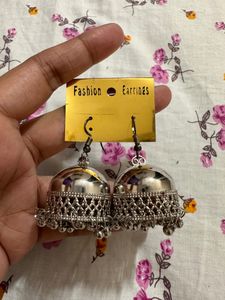 Anti Tarnish Silver Jumkas