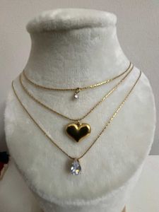 Triple Layer necklace anti tarnish