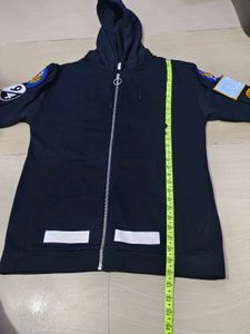 Off-White Embroidered Patch Hoodie Unisex