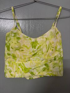 Floral Print Crop Top
