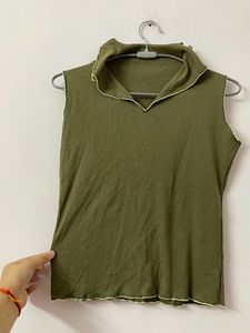 BODYCON OLIVE TOP