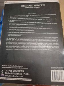 Community Medicine Book