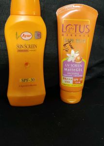 Combo of Ayur & Lotus SPF