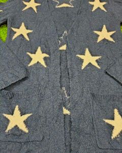 Imported Starry Woollen Shrug