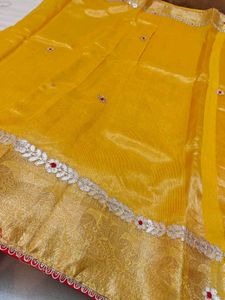 Elegant Yellow Saree