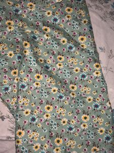 Floral Sage Green  Scarf