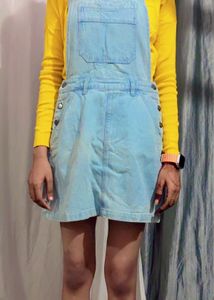 Denim Overall Dress