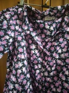 Floral Print Button-Down Shirt