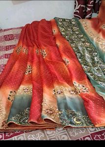 Multicolor Saree