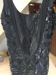 Black Sequin Dress