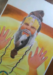 Premanand Maharaj Ji Painting