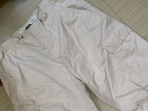 Beige Cargo Pants