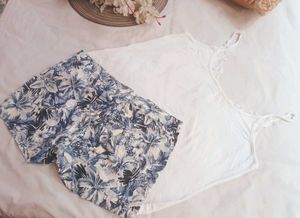 Very Beautiful H&amp;M floral Girl Women Night Shorts