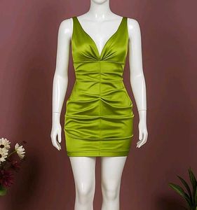 Green Bodycon Mini Dress