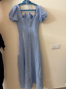 Light Blue Midi Dress