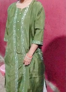Heavy Straight Kurta For Women Stylish