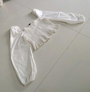 Pinteresty Cutest White Crop Top