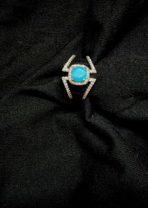 Turquoise Stone Ring 925 Silver