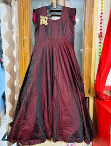 🇳🇿💫🎀Elegant Maroon Anarkali Gown