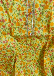 Kota Doria Short Kurta (Size 44)