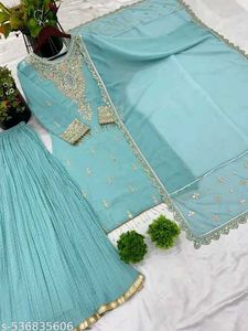 Designer Freeze Fabric Kurti And Pant